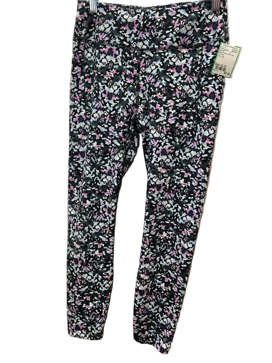 Avia (E) Black Purple Youth Size 10-12 AthleticLeggings