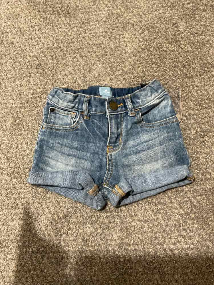 Baby Gap (B) Blue Infant Size 18-24 MO Girl's ShortDenim