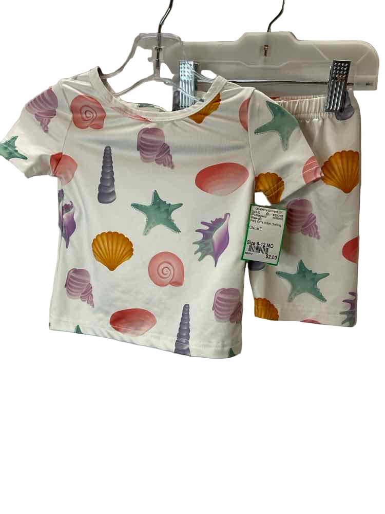 Shein (E) Print Infant Size 9-12 MO 2PCSleepwear