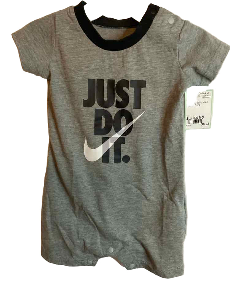Nike (B) Black Gray Infant Size 0-6 MO 1PC Casual