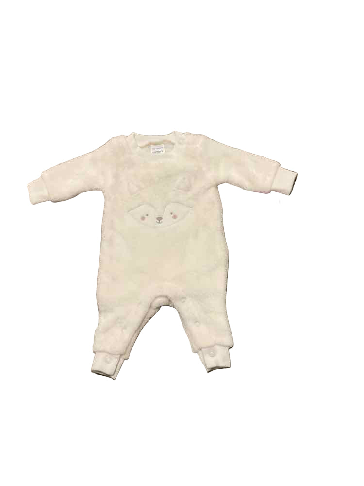 Carters (C) Cream Infant Size Preemie Girl's 1PC Casual