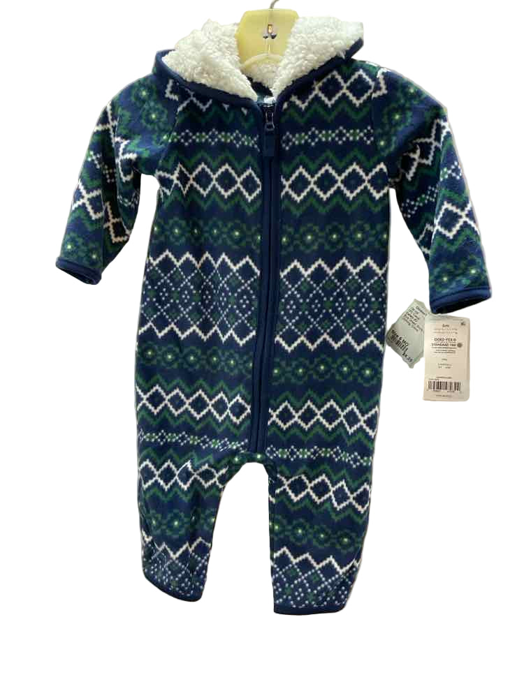 Carters (C) Blue Green Infant Size 6 MO 1PC Casual