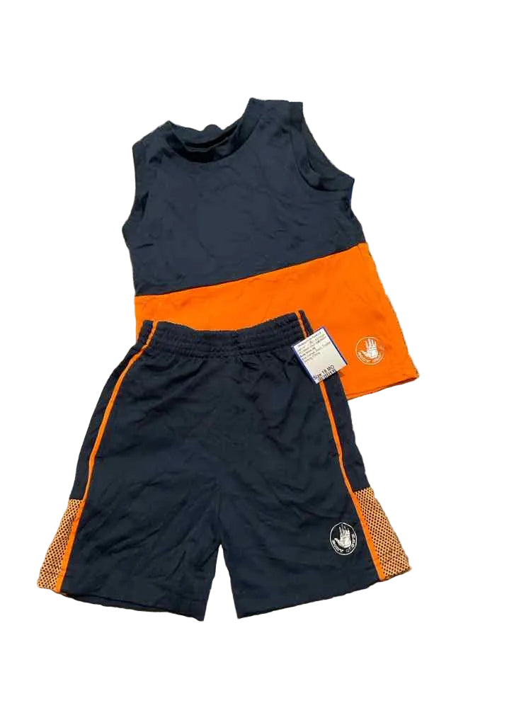 Body Glove (A) Blue Orange Infant Size 18 MO Boy's 2PC Athletic Short Suit