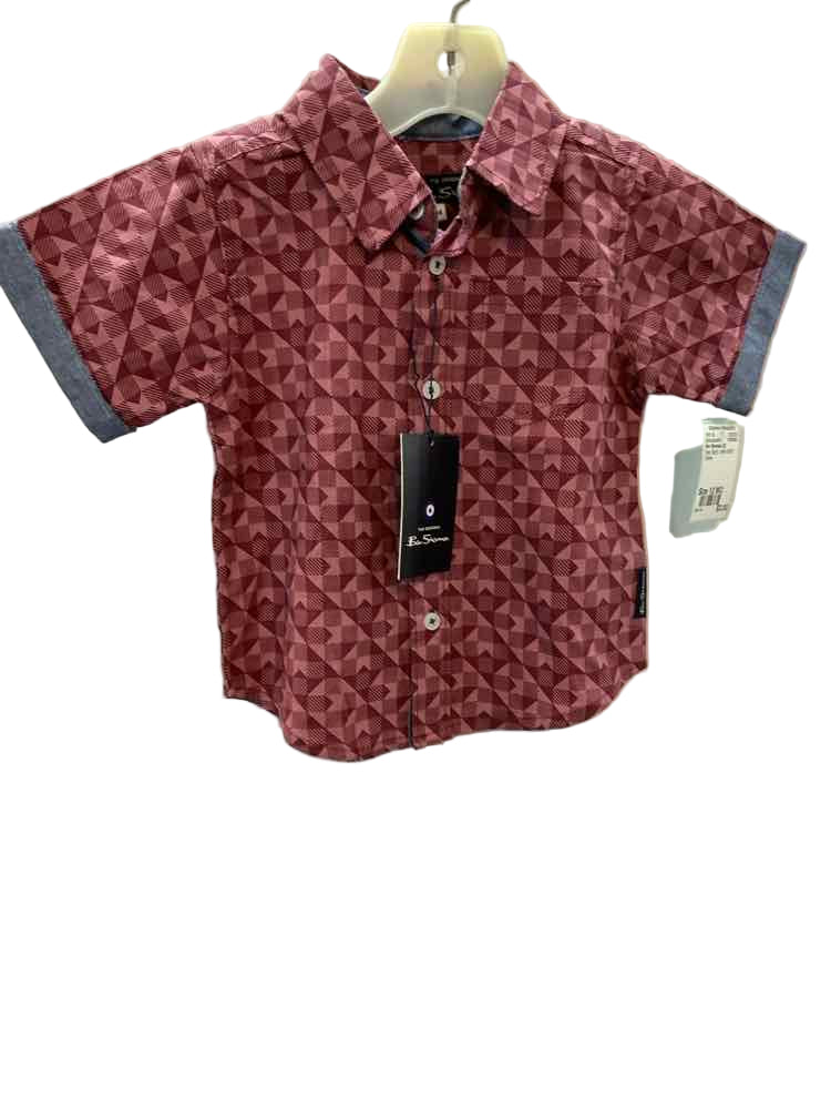 Ben Sherman (D) Red Infant Size 12 MO ButtondownSS