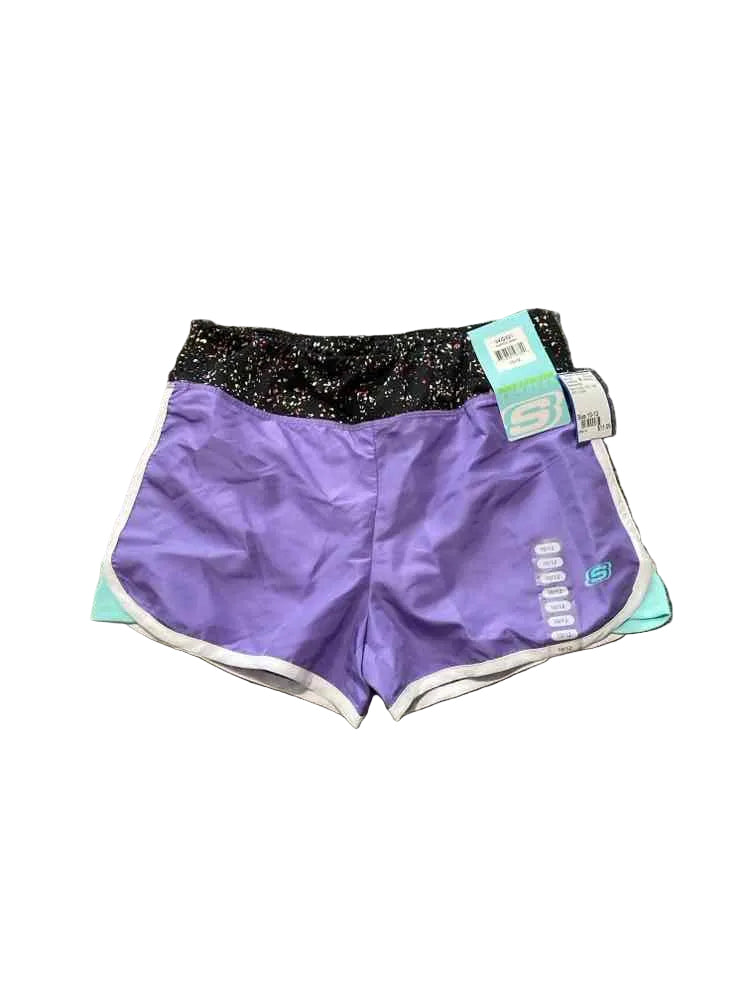 Skechers (B) Black Purple Youth Size 10-12 Girl's ShortAthletic