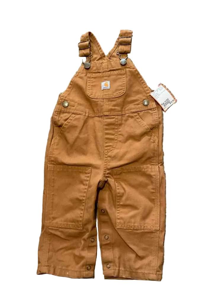 Carhartt (A) Brown Infant Size 12 MO Boy's Overall Pant