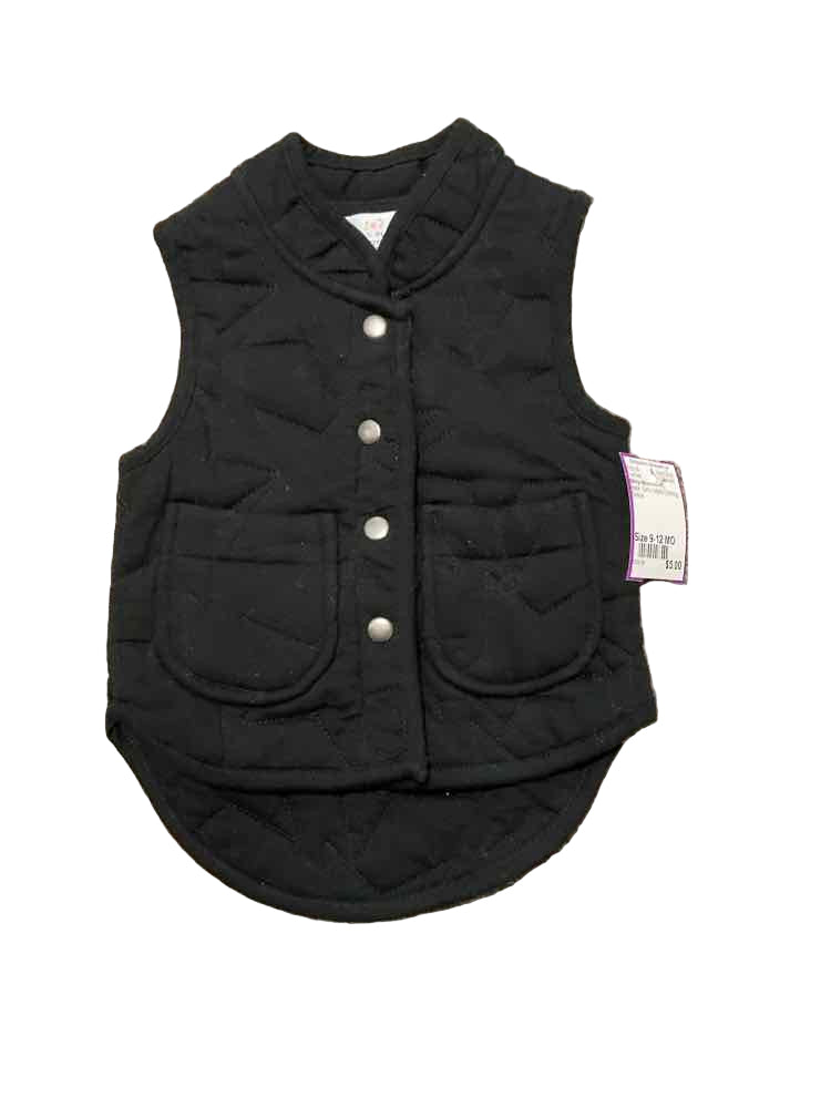 Bailey Blossoms (C) Black Infant Size 9-12 MO Girl's TopVest