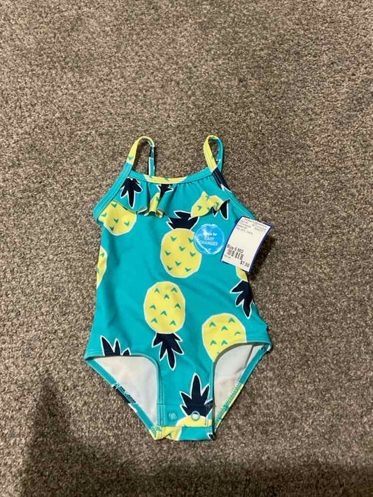 Carters (C) Teal Infant Size 6 MO Girl's 1PCSwimwear