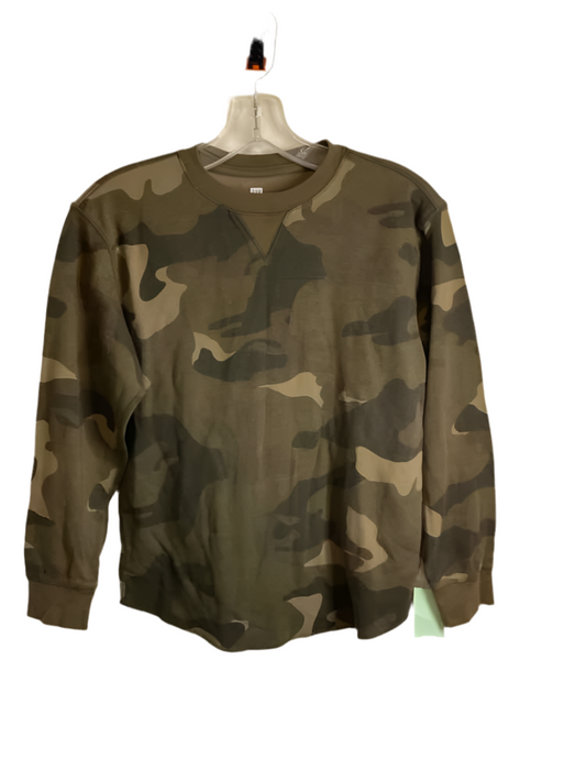 Gap (B) Camo Youth Size Large LSTop