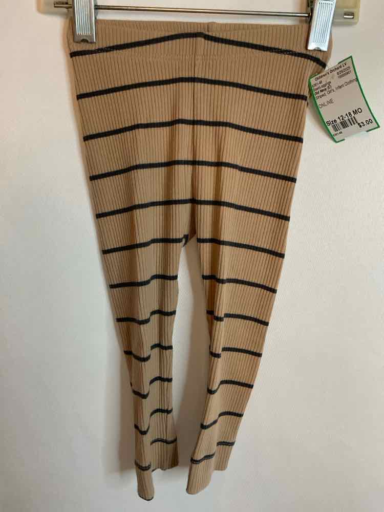 Old Navy (C) Striped Infant Size 12-18 MO BasicLeggings