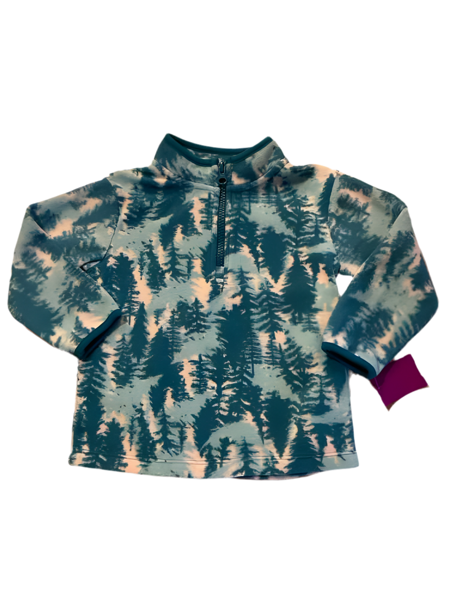 Cat and Jack (D) White Blue Toddler Size 2T Boy's Fleece