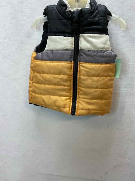 D Brand Black Yellow Infant Size 18 MO Vest