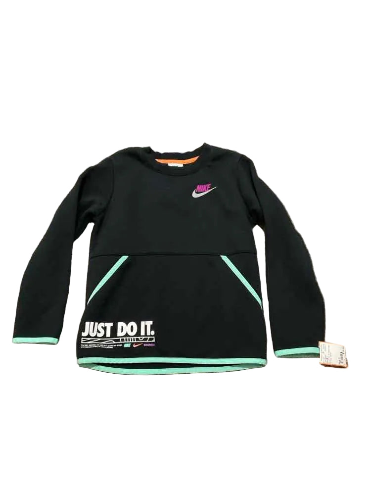 Nike (B) BLACK BLUE Youth Size 7 Boy's Jacket Athletic