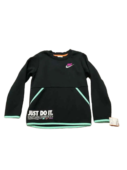 Nike (B) BLACK BLUE Youth Size 7 Boy's Jacket Athletic