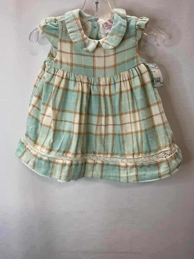 Tommy Bahama (C) Plaid Infant Size 3-6 MO CasualDress