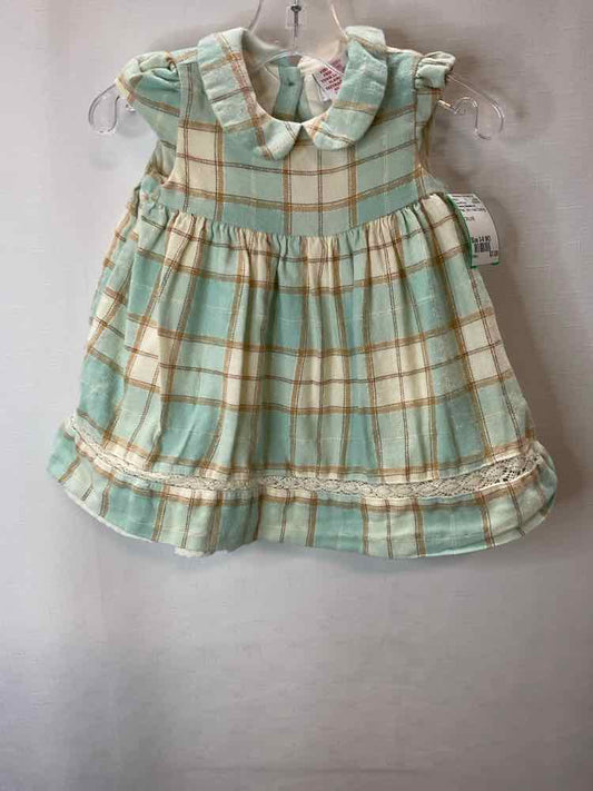 Tommy Bahama (C) Plaid Infant Size 3-6 MO CasualDress