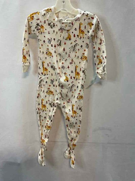Members Mark (E) Animal Print Infant Size 24 MO 1PCSleepwear