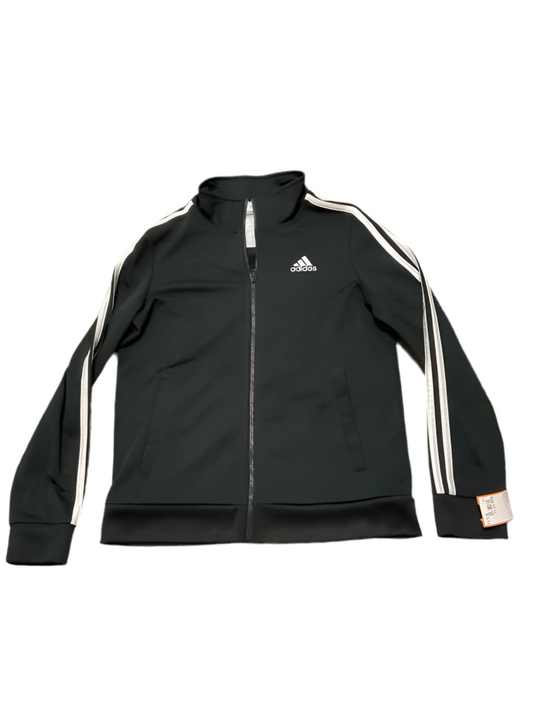 Adidas (B) BLACK WHITE Youth Size 10-12 Boy's AthleticSweatshirt
