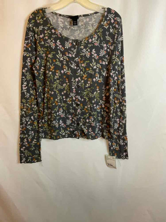 Art Class (D) Floral Youth Size 7-8 LSTop