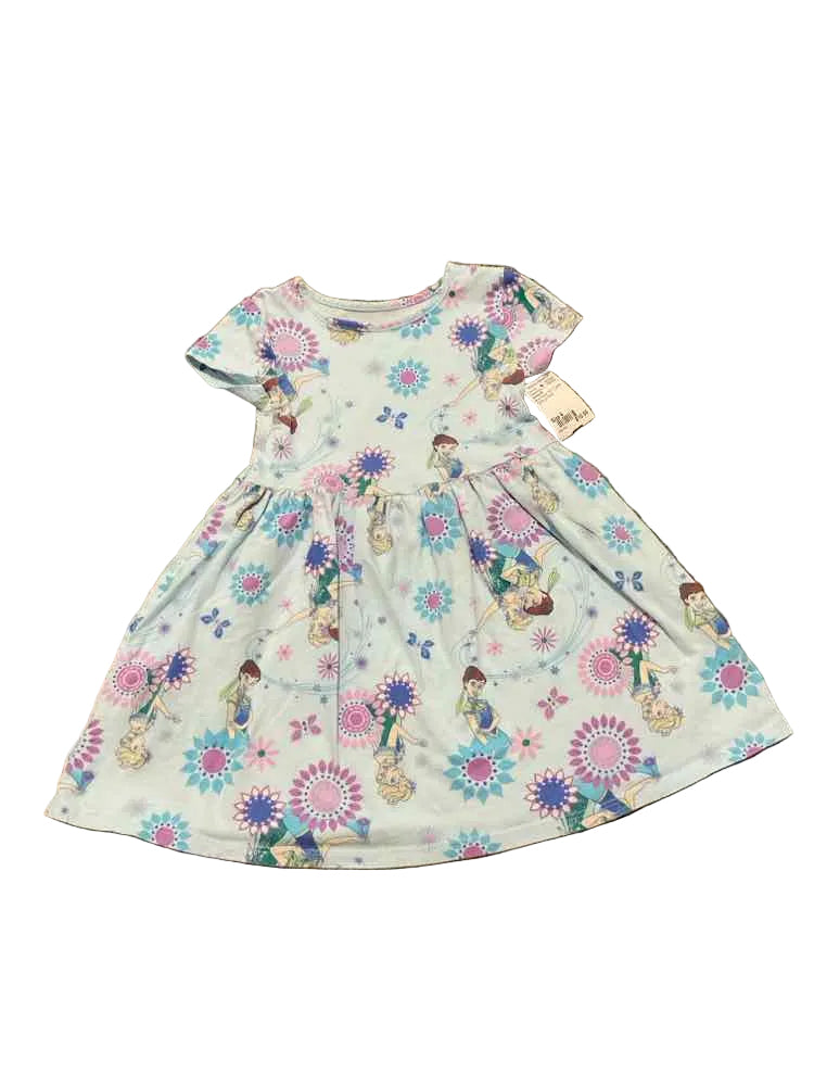 Disney (B) Blue Purple Toddler Size 4 Girl's CasualDress