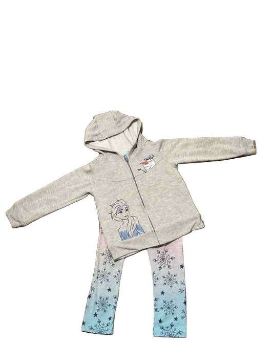 Disney (B) Blue Gray Toddler Size 4T Girl's 2PCCasual