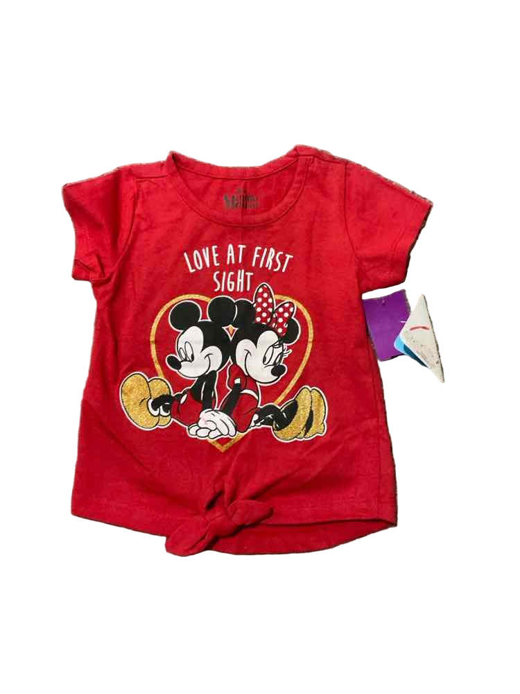 Disney Jr (D) Red Toddler Size 4 Girl's SSTop