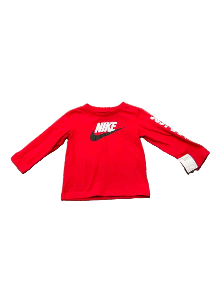 Nike (B) Red Infant Size 18 MO Boy's LSTop