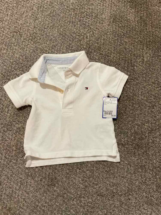 Tommy Hilfiger (B) White Infant Size 3-6 MO Boy's Polo