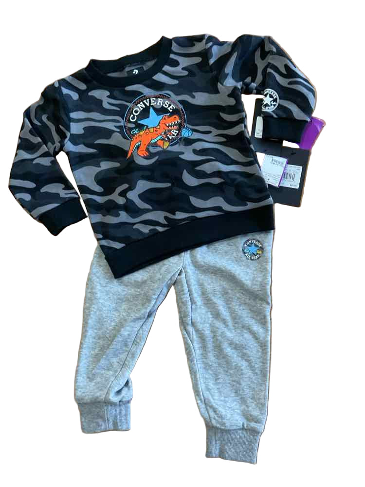Converse All Star (B) Camo Infant Size 24 MO Boy's LSTop