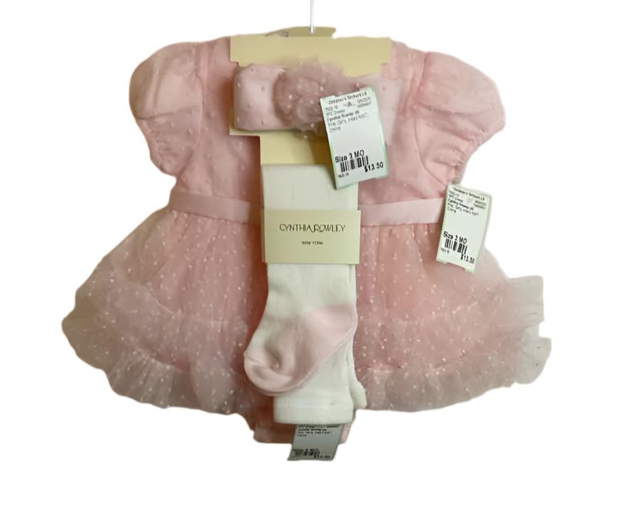 Cynthia Rowley (A) Pink Infant Size 3 MO 3PC Dressy