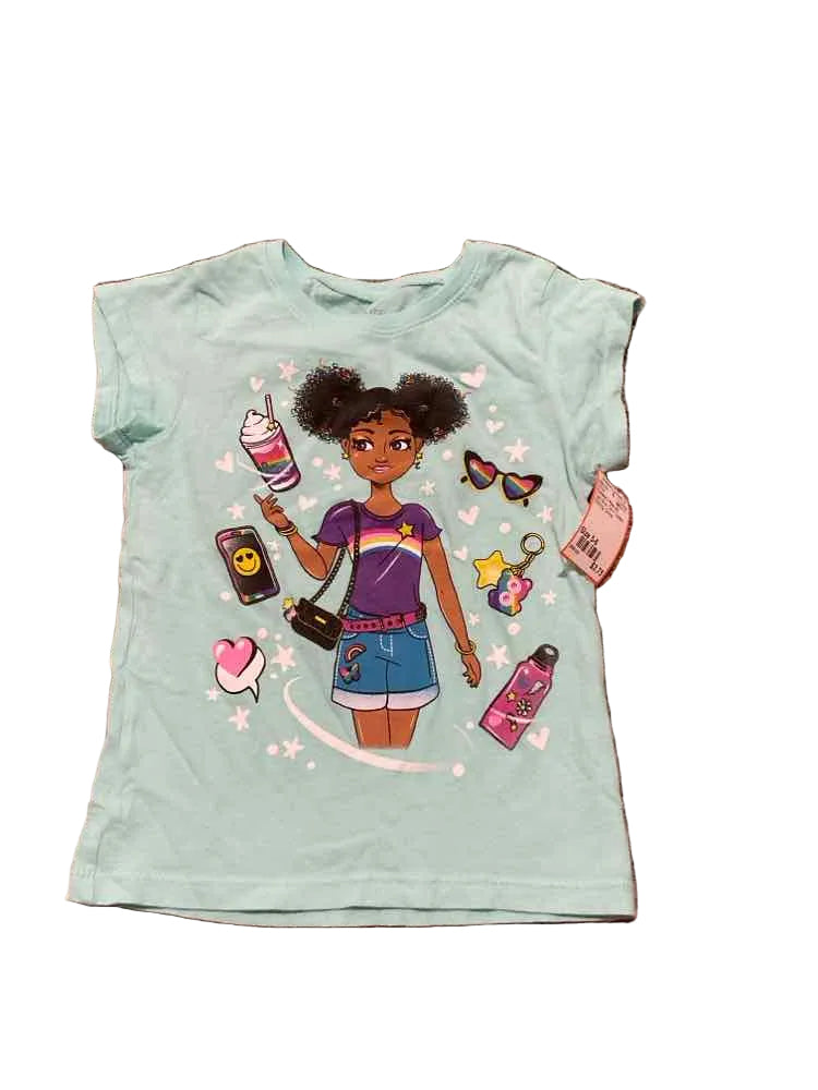 Children's Place (D) Light Blue Toddler Size 5-6 Girl's SSTop