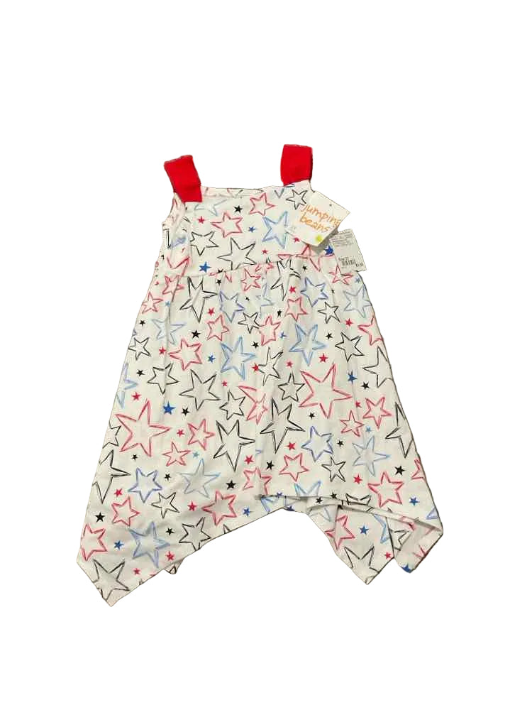 Jumping Beans (D) Red White Blue Toddler Size 3T Girl's Sundress