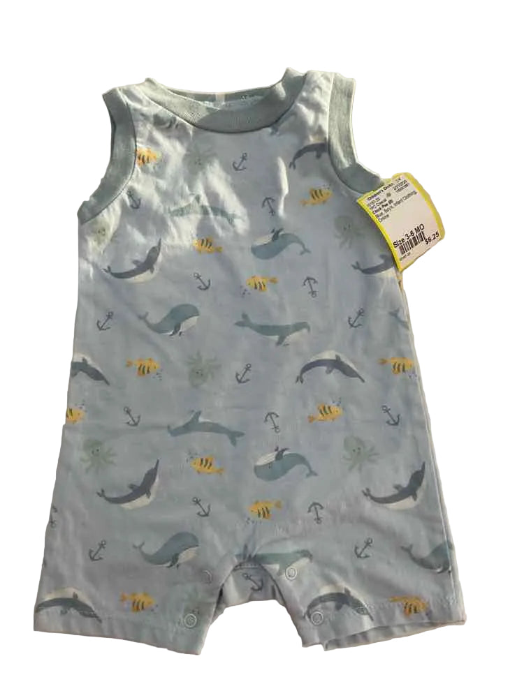 Chick Pea (B) Blue Infant Size 3-6 MO Boy's 1PC Casual