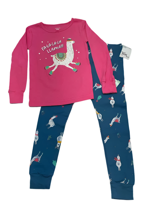 Carters (C) Blue Pink Toddler Size 4T 2PCSleepwear