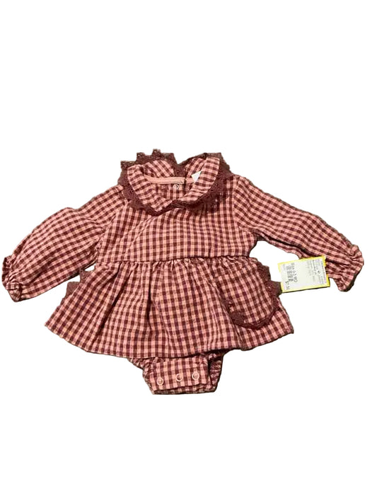 Nicole Miller (A) Gingham Infant Size 0-3 MO Girl's 1PC Casual