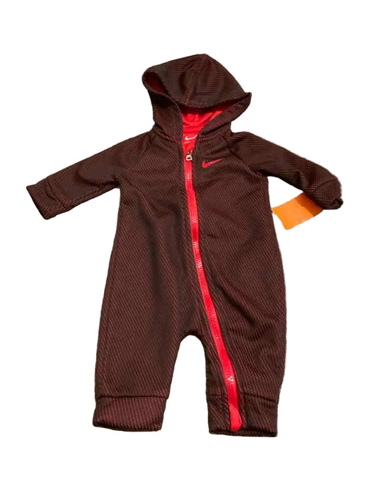 Nike (B) Red Black Infant Size 3 MO Girl's 1PC Casual