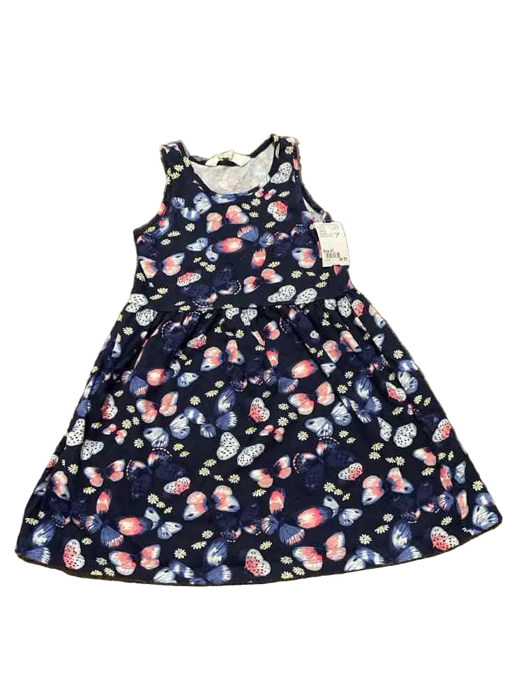H & M (D) Butterflies Toddler Size 4T Girl's Sundress