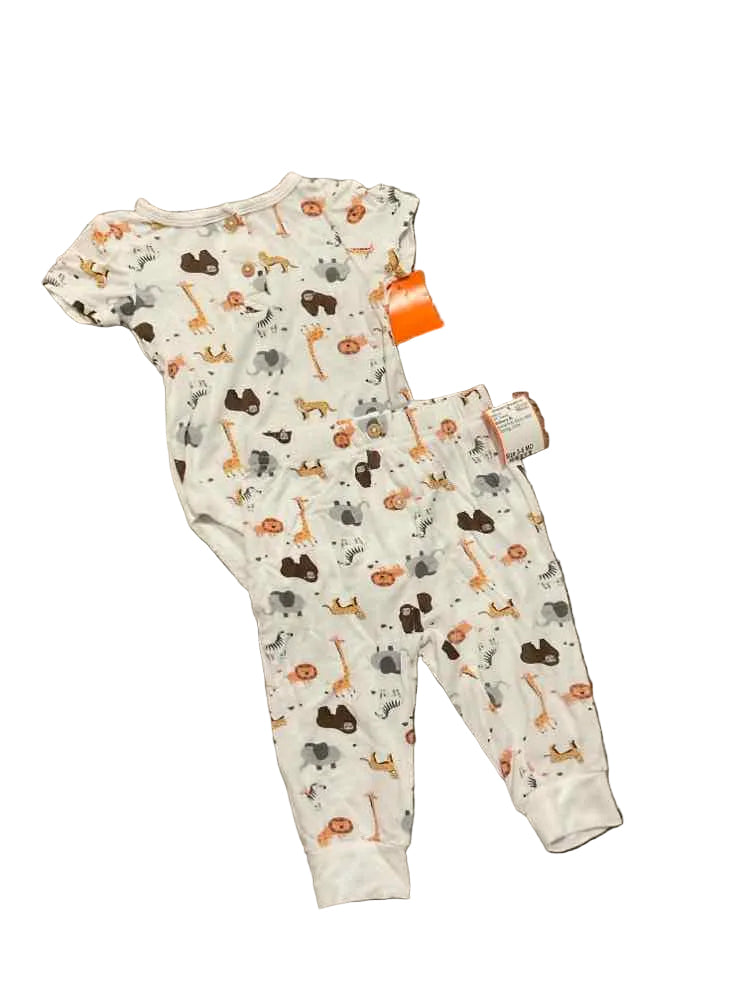 Milkberry (B) Animal Print Infant Size 3-6 MO Boy's 2PC Casual