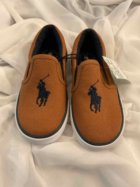 Polo Ralph Lauren (A) Brown Blue Toddler Shoe Size 9 (Toddler) Casual Shoes