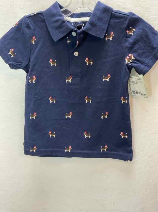 Janie and Jack (A) Animal Print Toddler Size 2T Polo