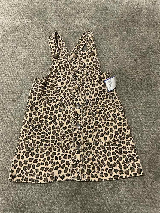 Wonder Nation (E) Animal Print Toddler Size 4T Girl's CasualDress
