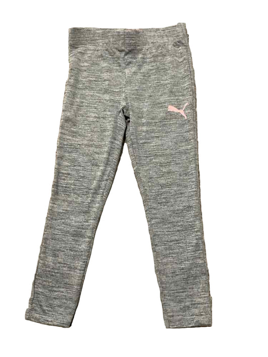 Puma (B) Gray Toddler Size 5 Girl's AthleticLeggings