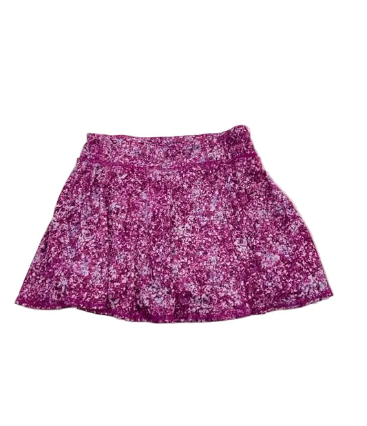 All in Motion (D) White Purple Youth Size 10-12 Girl's SkirtCasual