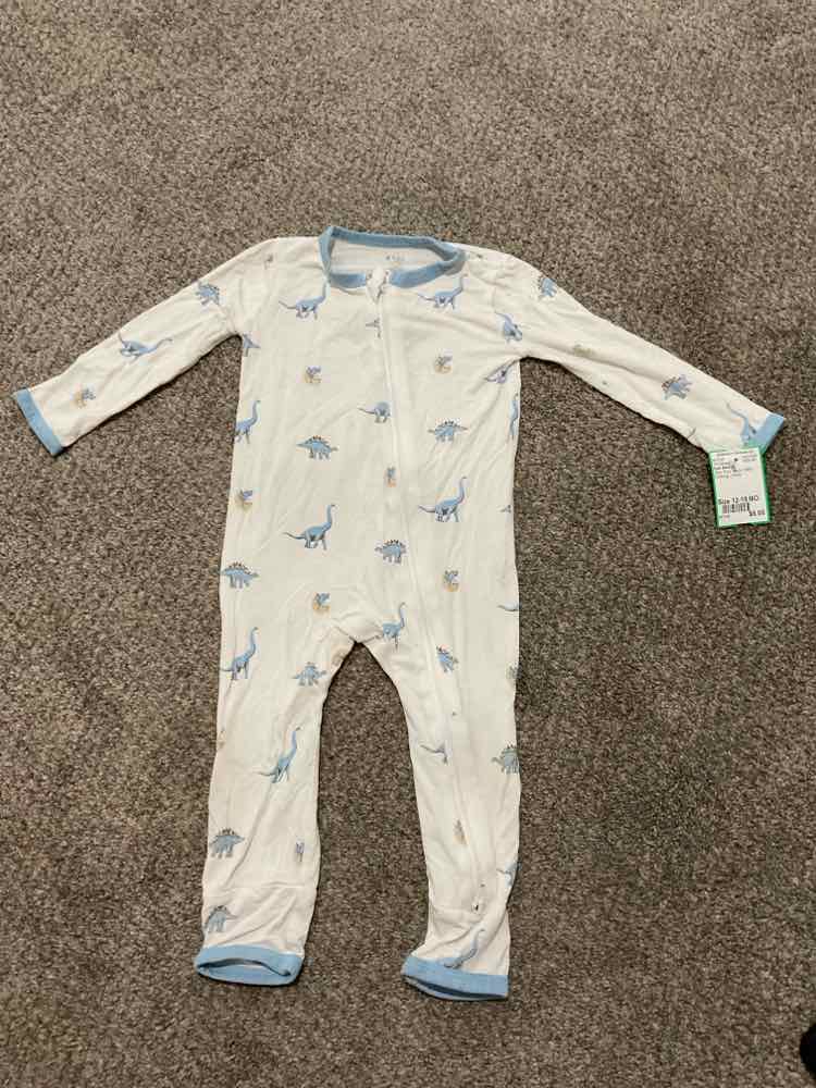 Kyte Baby (A) Dino Print Infant Size 12-18 MO Boy's 1PCSleepwear