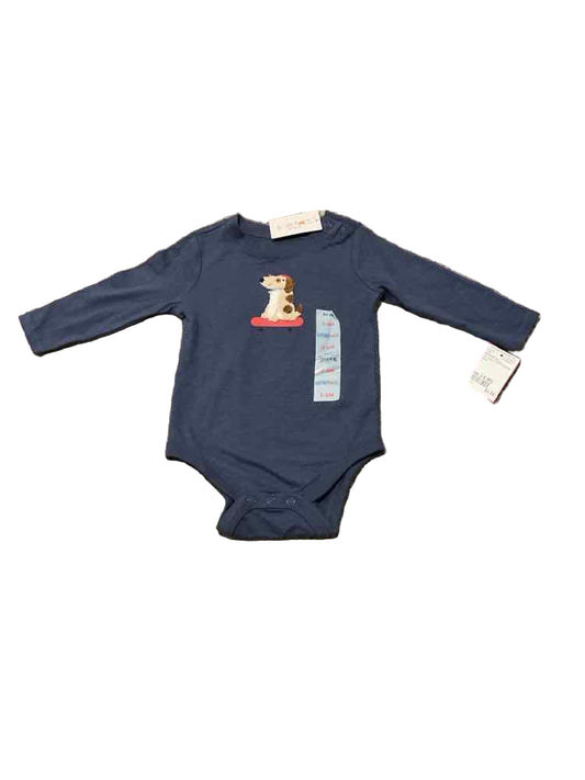 Garanimals (E) Blue Infant Size 3-6 MO Boy's LSTop