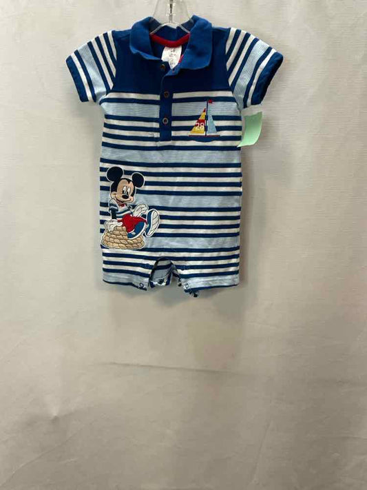 Disney (B) Stripe Infant Size 18-24 MO 1PC Casual