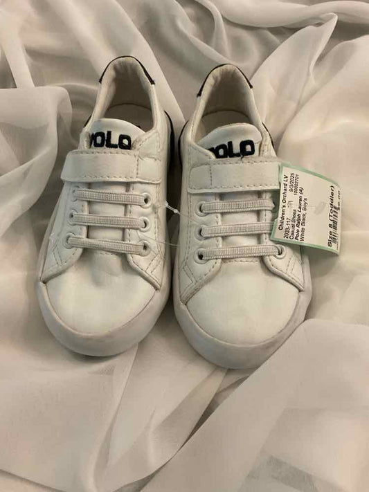 Polo Ralph Lauren (A) White Black Toddler Shoe Size 8 (Toddler) Casual Shoes