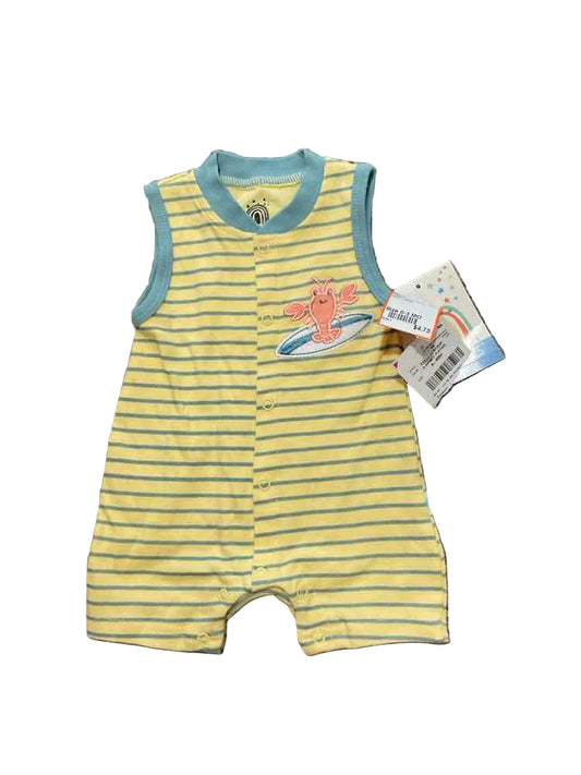 D Brand Green Yellow Infant Size 0-3 MO Boy's 1PC Casual