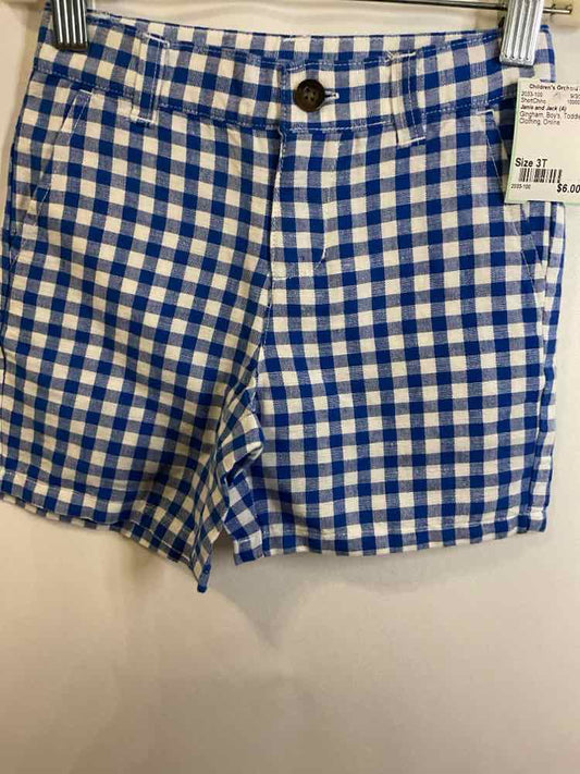 Janie and Jack (A) Gingham Toddler Size 3T ShortChino