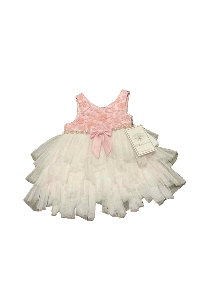 Couture Princess (C) Pink Infant Size 6 MO Girl's PartyDress